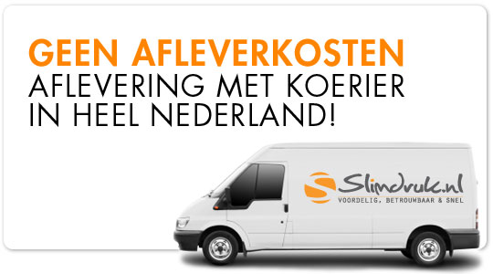 Gratis levering van uw drukwerk
